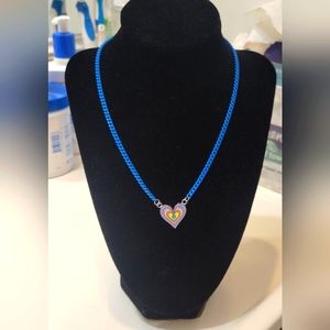 Melania Clara These Dreams Necklace Silver & Blue